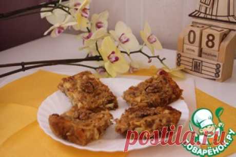 Постные яблочные пирожные с финиками - кулинарный рецепт