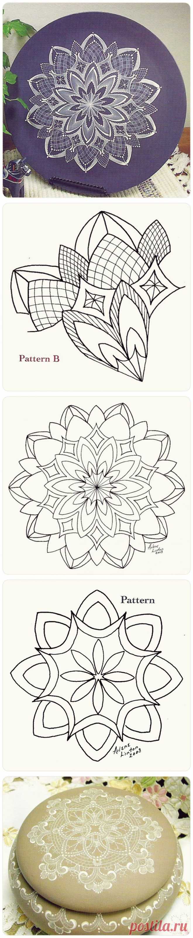 Ажурные узоры для росписи и вышивки! | ЖЕНСКИЙ МИР