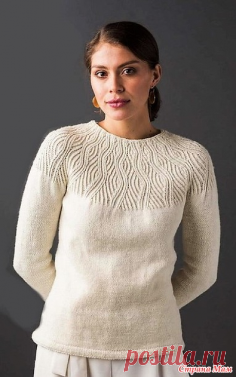 КРАСИВЫЕ ПУЛОВЕРЫ С ШИКАРНЫМИ КОКЕТКАМИ СХЕМА И ОПИСАНИЕ! | Копилка узоров (Вязание спицами) | Дзен
