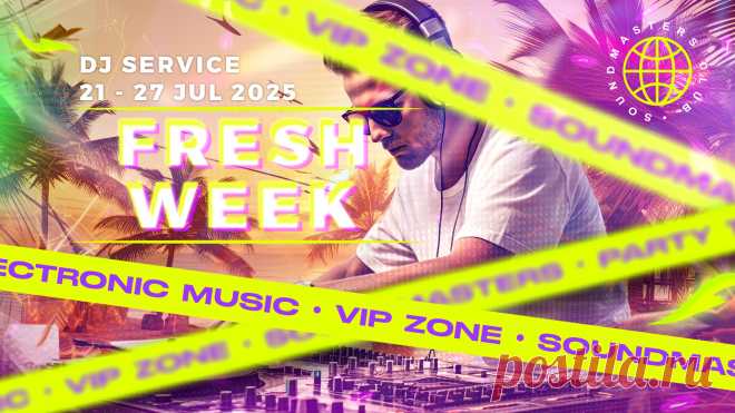 (1) VIP - Fresh Week DJ Service 21 - 27 July 2025 | DJ | SoundMasters | Service