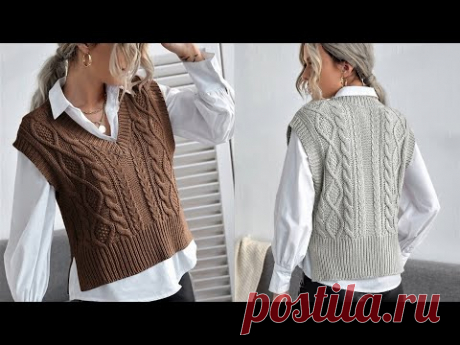 ПОТРЯСАЮЩЕ ЭФФЕКТНЫЙ ЖИЛЕТ ОТ SHEIN
