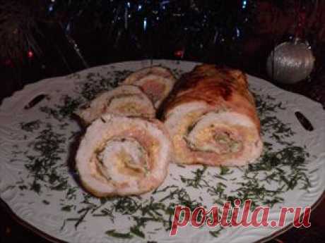 Рецепт - Рулет банкетный » ВКУСНЫЕ РЕЦЕПТЫ 2012 С ФОТО. Вкусные рецепты с фотографиями. Рецепты салатов, рецепты тортов, рецепты первых и вторых блюд на каждый день!