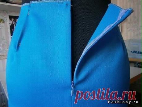 Предлагаю вашему вниманию наиболее выигрышный способ втачивания потайной молнии (Шитье и крой) — Журнал Вдохновение Рукодельницы