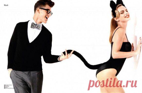 Креативные фотографии Милана Вукмировича (Milan Vukmirovic) для журнала L’Officiel Hommes | Фотомонтаж