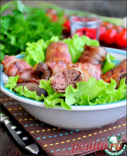 Румаки из маринованной куриной печени за 20 минут.