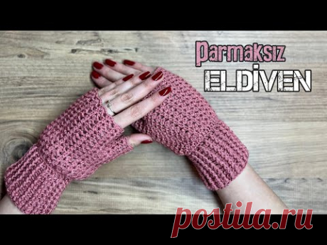 Parmaksız Eldiven - Yapımı Çok Kolay