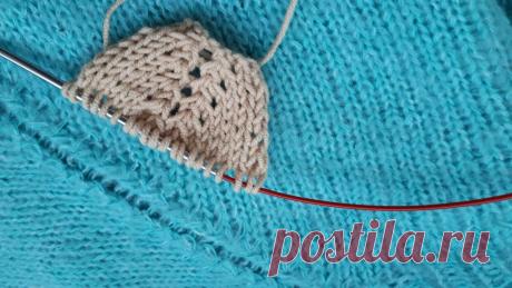 КРАСИВАЯ РЕГЛАННАЯ ЛИНИЯ / Вяжем реглан сверху | Вязание спицами для начинающих Всем приветик. Друзья, эта красивая регланная линия понравилась всем вам и многие спрашивали как связать свитер. Правда, это банальный реглан сверху, поэтому я решила просто вяжется такая регланная линия.