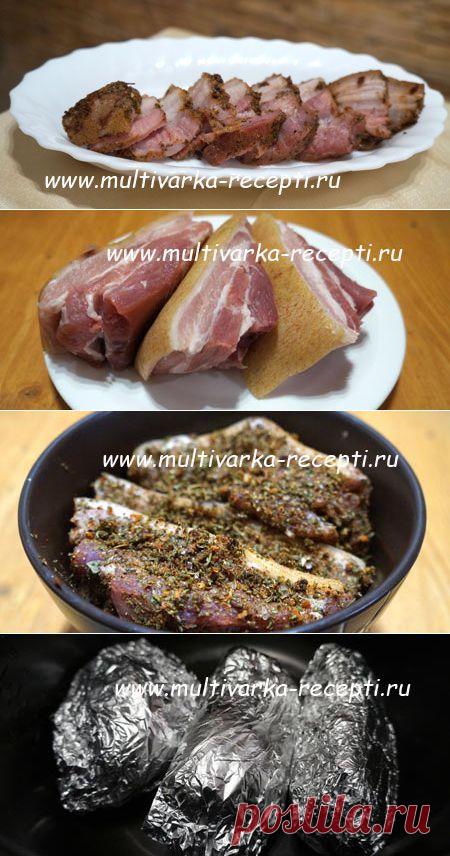 Сало “копченое” в мультиварке