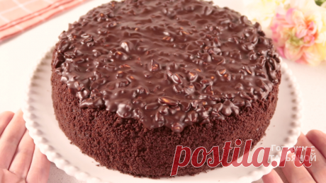 Роскошный торт вкуснее чем сникерс. Он просто тает во рту. Быстро просто и очень вкусно | Готовим с Татьяной | Дзен
