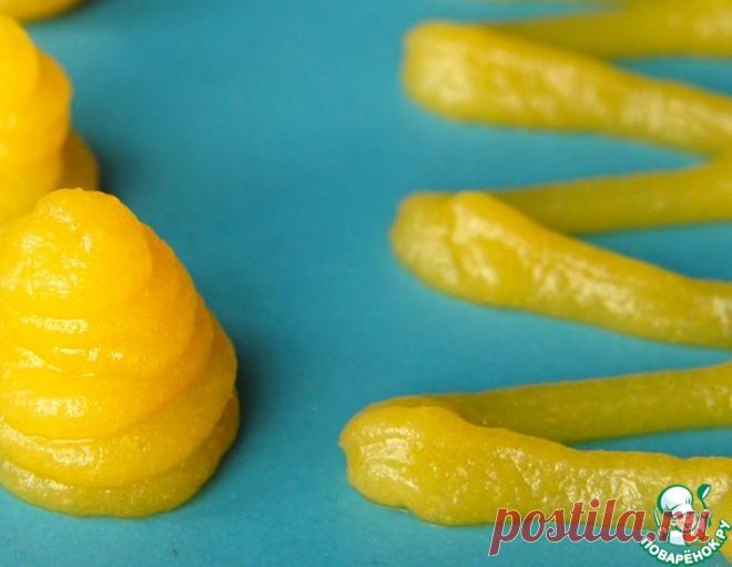 Соус гель из персиков – кулинарный рецепт