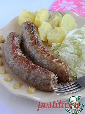 Домашние колбаски с сыром и грибами - кулинарный рецепт