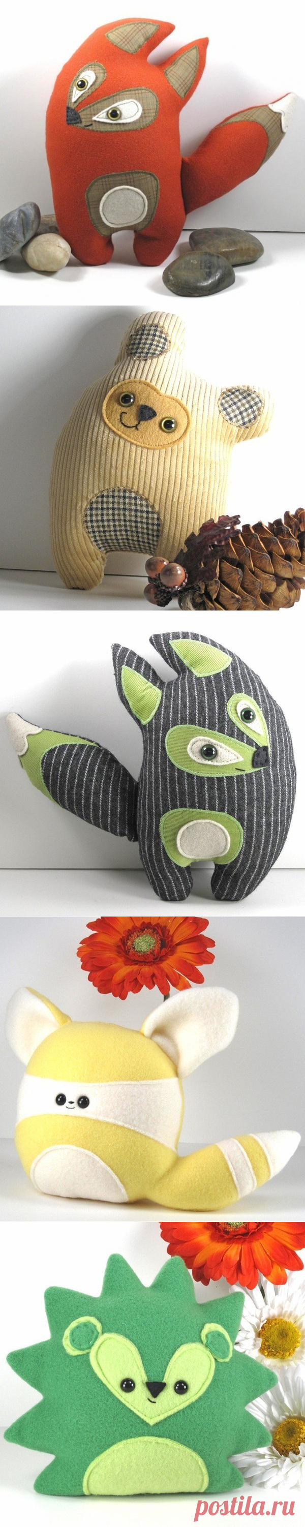 Забавные игрушки-подушки : Идеи для вдохновения… (7 фото) | WmnDay.ru - Handmade, фитнес, интерьеры