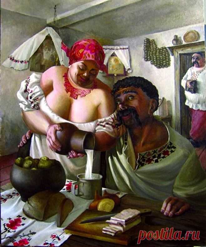 Фотокулинар - Еда в Искусстве - Александр Геннадьевич Иванов / Крынка молока