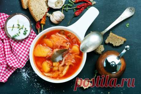 Борщ с мясом