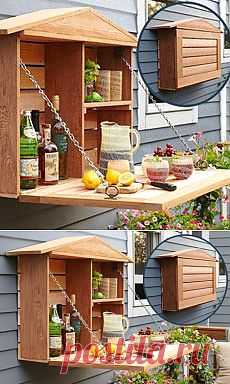 How to Build a Fold-Down Murphy Bar | This Old House