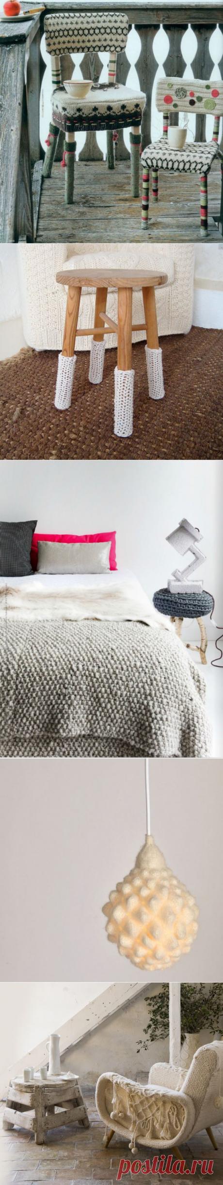 Вязанный декор для домашнего уюта.