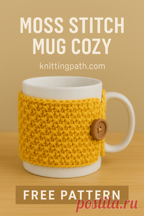 Moss Stitch Mug Cozy