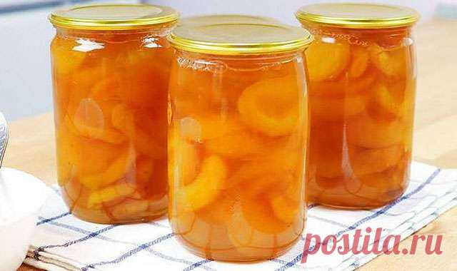 Варенье из абрикосов целыми дольками — Сад Заготовка