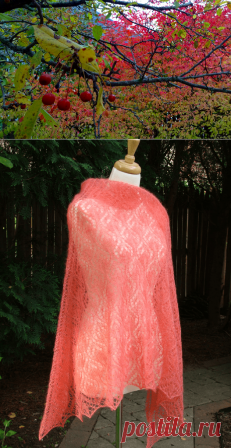 Wild Tulip shawl (шаль)