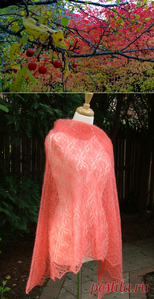 Wild Tulip shawl (шаль)