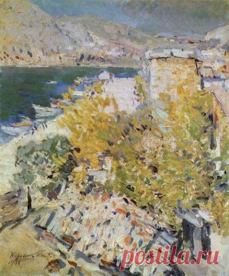 Константин Коровин На юге. 1906 - красивая картина, выполненная в Крыму