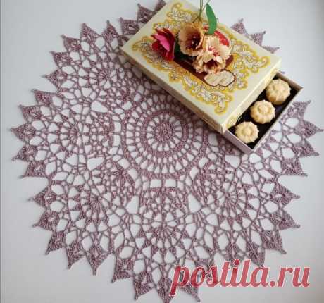 Салфетка крючком