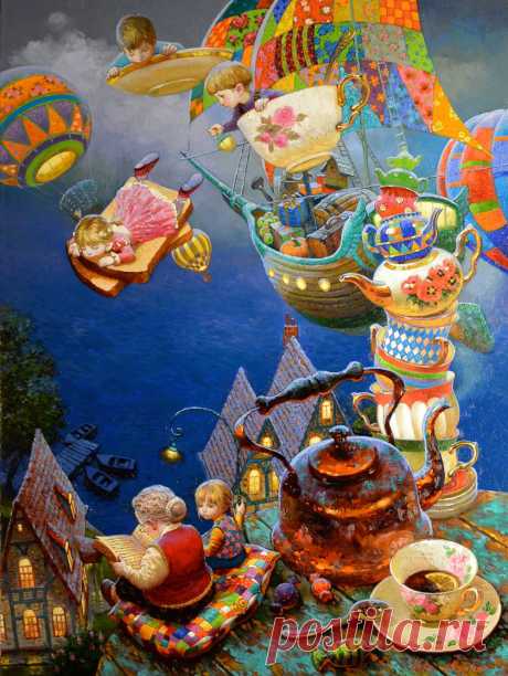 Миг волшебства... Художник Виктор Низовцев (Victor Nizovtsev)