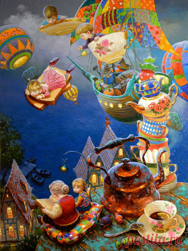 Миг волшебства... Художник Виктор Низовцев (Victor Nizovtsev)