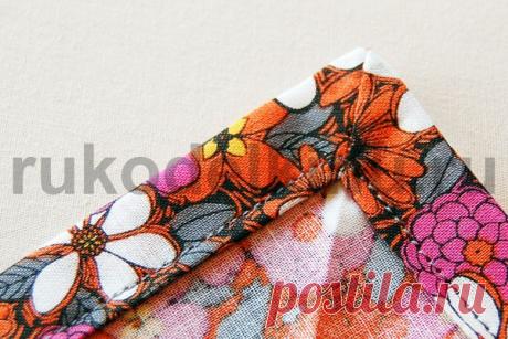 Обрабатываем угол изделия. Мастер-класс.