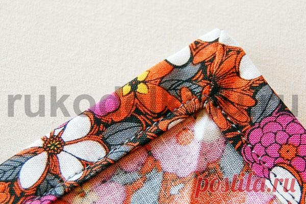 Обрабатываем угол изделия. Мастер-класс.