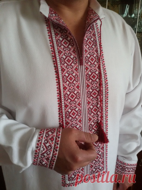 Вишиванка &quot;Компанійська&quot;      Ручна робота, безпосередньо на полотні