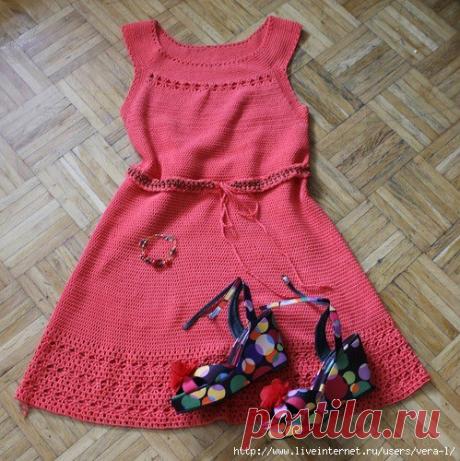 Платье крючком