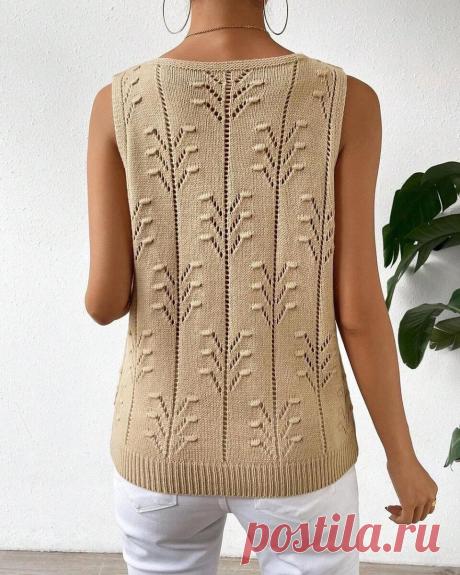 Максимально летние, ажурные, симпатичные модели спицами (пример+схема) и узоры (пример+ схема) | Мама вяжет & Katrin_KnitStyle | Дзен