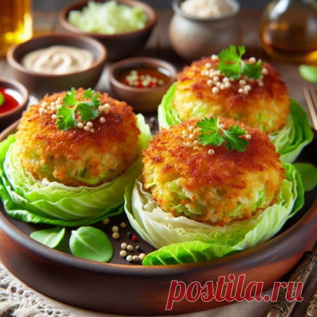 Капустные котлеты с рисом&amp;#x1f35a; — Пошаговый рецепт приготовления 2024 | Простые и вкусные домашние рецепты