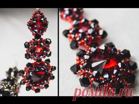 Серёжки из бисера