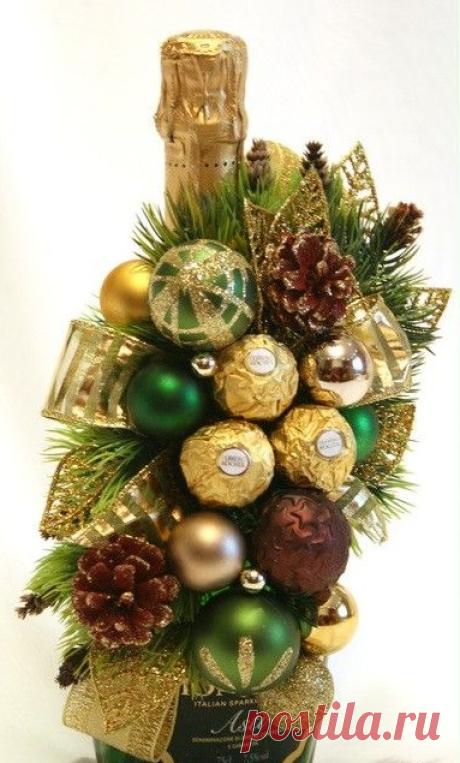 Prácticas Ideas para el Hogar...: Bellas ideas para decorar botellas con estilo navideño