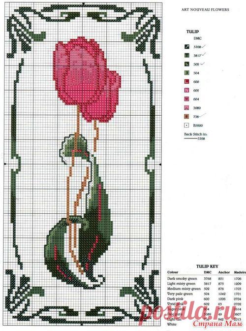 вышивание крестиком цветы - Поиск в Google