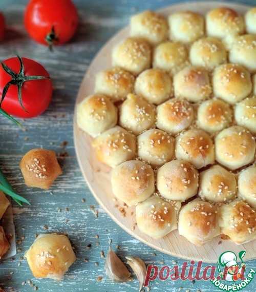 Чесночные булочки с сыром 