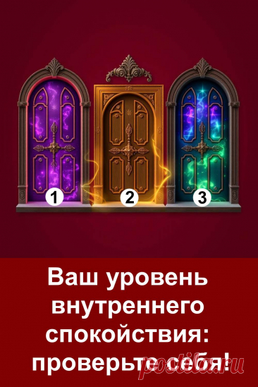 Каждому из нас важно сохранять внутреннее спокойствие, ведь именно оно помогает справляться с тревогами и принимать верные решения. Иногда мы даже не задумываемся, насколько гармоничен наш душевный мир. Этот тест поможет вам заглянуть внутрь себя и понять, как вы умеете сохранять равновесие в разных ситуациях.