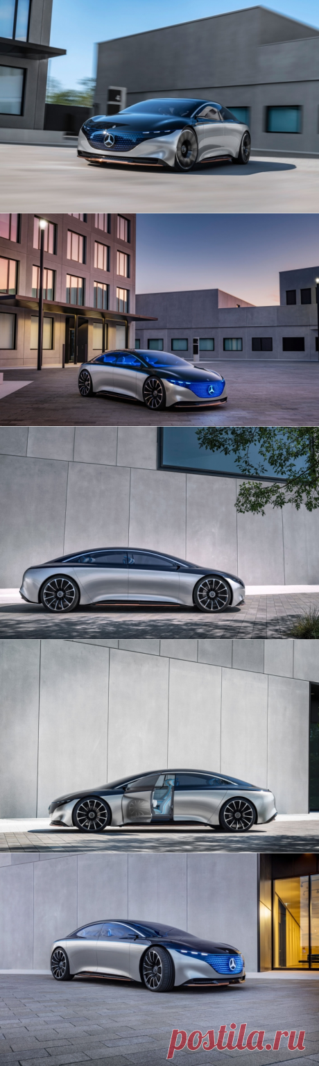 Vision EQS – электрический S-класс будущего от Mercedes-Benz