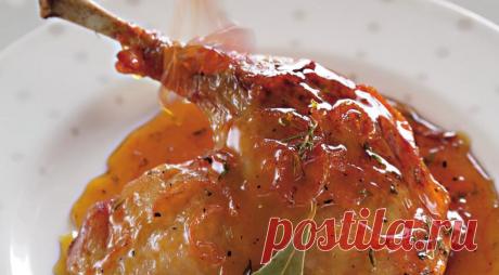 Запеченная утка в апельсиновом соусе, пошаговый рецепт с фото