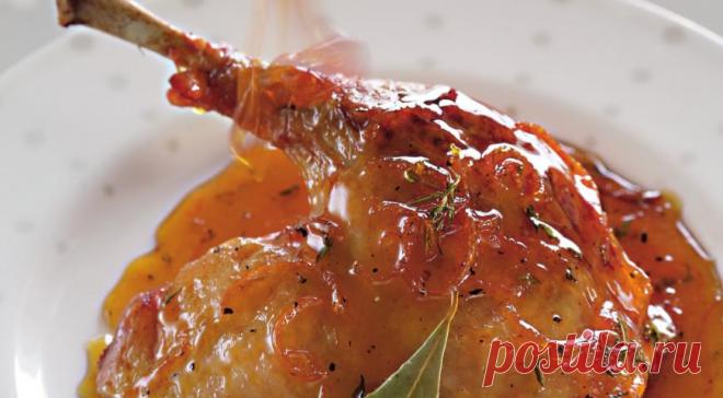 Запеченная утка в апельсиновом соусе, пошаговый рецепт с фото