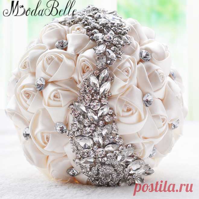 свадебные цветы скидка Picture - More Detailed Picture about Top Quality 2016 Wedding Flowers Bridal Bouquets Red Artificial Rose Luxury Diamond Crystal Bouquet Bling Brides Ramo De Novia Picture in Wedding Bouquets from ModaBelle Store | Aliexpress.com | Alibaba Group