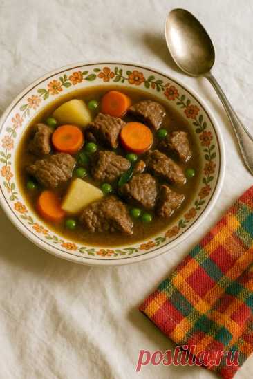 Говядина тушёная с овощами-как приготовить-подробно
В этом блюде мягкие кусочки говядины постепенно пропитываются соками овощей, превращаясь в густое домашнее рагу с насыщенным ароматом.