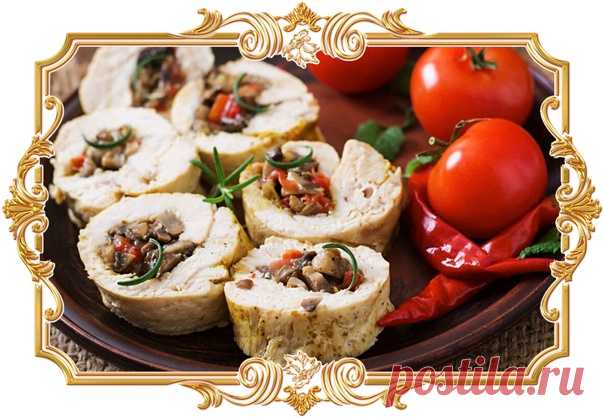 #Куриные_рулеты_с_шампиньонами и #перцем

Филе #птицы и аппетитная начинка из подрумяненных грибов — отличное сочетание.

Время приготовления:
Показать полностью...