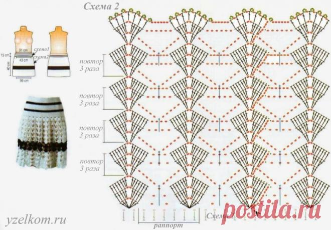 Юбка ажурная вязаная Юбка крючком Юбка крючком из коралловой пряжи Ажурная юбка крючком тремя узорами Юбка с широкой ажурной каймой Юбка крючком из ажурных кружевных полос Юбка крючком из цветных мотивов Юбка длинная вязаная крючком Юбка с чередованием рельефных узоров Юбка с разрезами