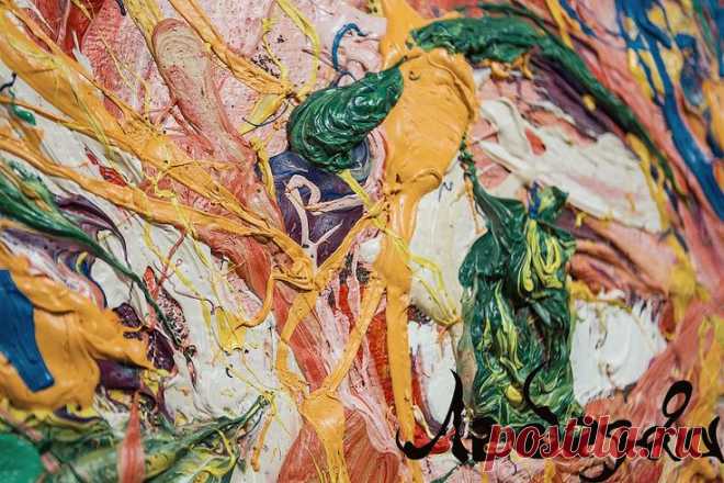 New Oil Abstract Art by Ekaterina Lebedeva Екатерина Лебедева художник