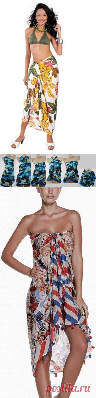 Как завязать парео красиво / Все для женщины