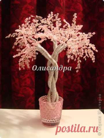 Серебристая сакура. Автор МК Олисандра | Очумелые ручки
