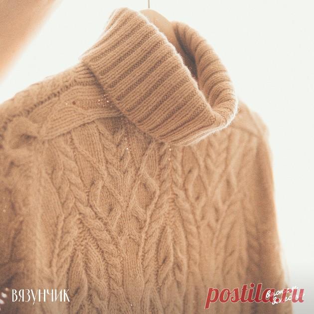 Финальные штрихи свитера по мотивам Лоро Пьяна: выкройки, схемы, горловина, швы, итоговый вес | Вязунчик — вяжем вместе Пульс Mail.ru